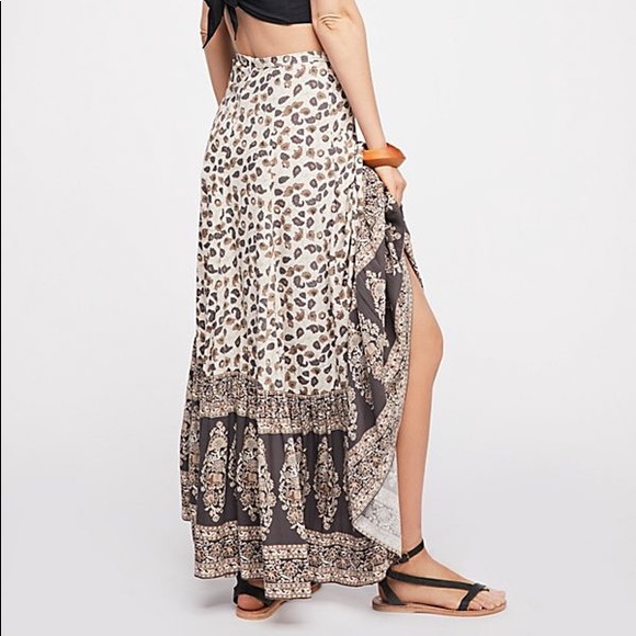 Spell Delirium 🐘 Maxi Skirt in Cream - Picture 3 of 8